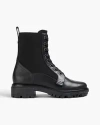 Rag & Bone Combat Boots aus Leder Schwarz