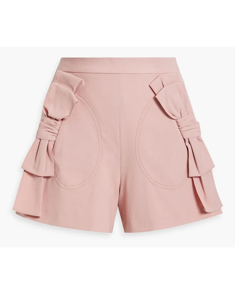 RED Valentino REDValentinoShorts aus Twill mit Schleife Pink