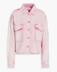 Rag & Bone Jaiden Jeansjacke inAcid-Waschung Pink