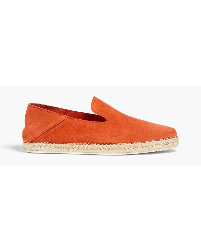 TOD'S Espadrilles aus Veloursleder Orange