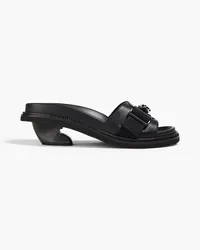 Simone Rocha Mules aus Leder mit Verzierung Schwarz