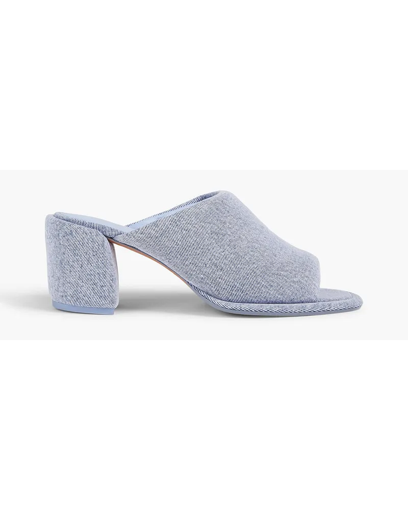 3.1 phillip lim Mules aus wattiertem Denim Blau