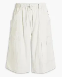 Y-3 Cargoshorts aus Twill Grau