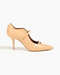 Malone Souliers Maureen Pumps aus Leder mit Krokodileffekt Neutral