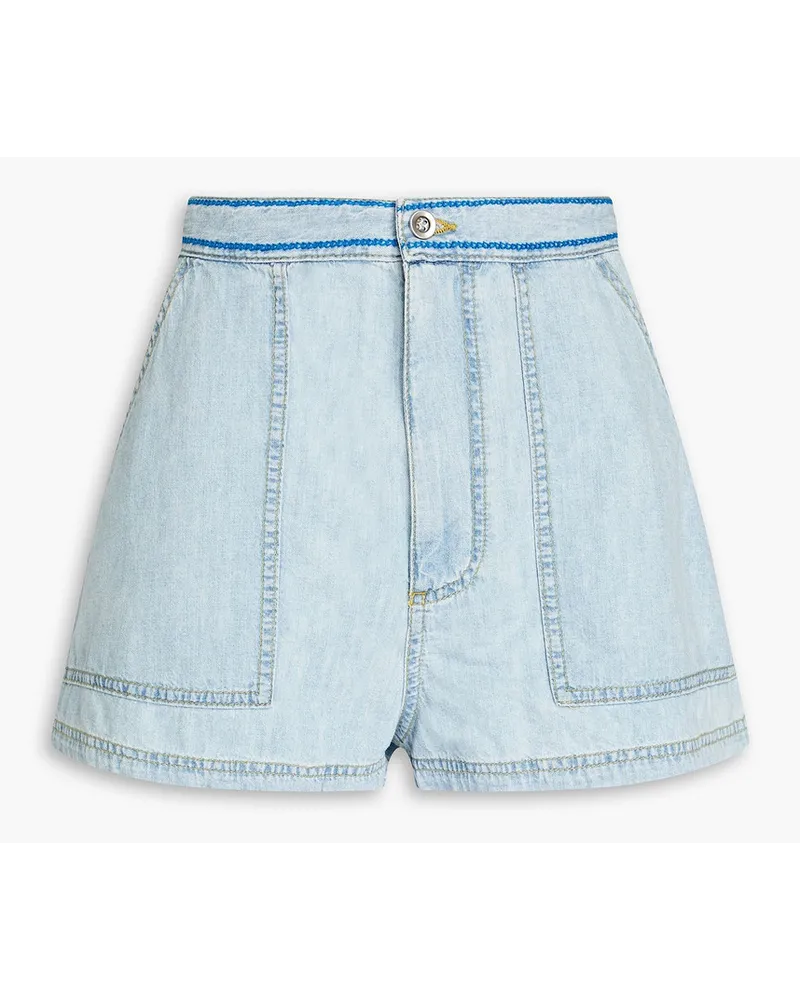 Marni Jeansshorts inausgewaschener Optik Blau