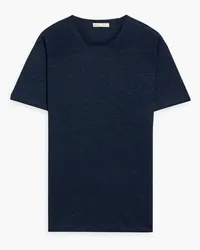 Onia Chad T-Shirt aus Leinen-Jersey Blau