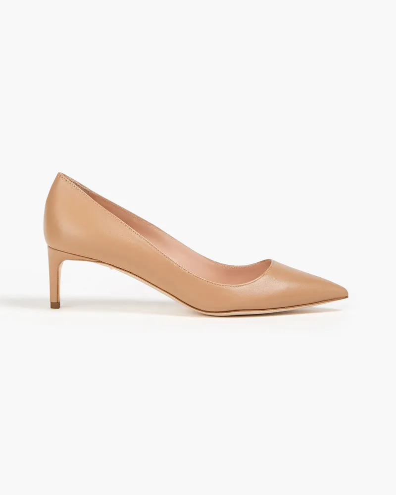 Rupert Sanderson New Nora Pumps aus Leder Neutral