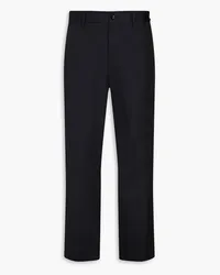 Maison Margiela Hose aus Twill Blau