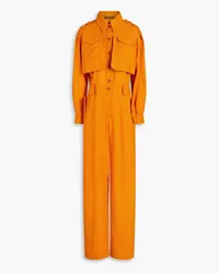 Alberta Ferretti Jumpsuit aus Twill Orange