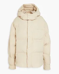 Jacquemus Doudoune Kapuzenjacke aus gestepptem Shell Neutral