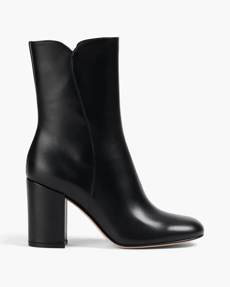 Gianvito Rossi Adelle Ankle Boots aus Leder Schwarz