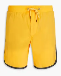 James Perse mittellange Badeshorts Gelb