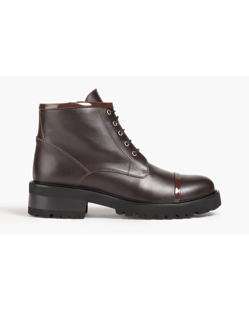 Malone Souliers Bell Combat Boots aus Leder Braun