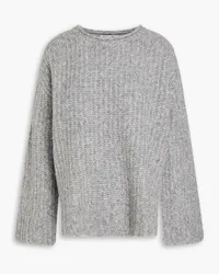 Alex Mill Normandie gerippter Pullover aus einer Wollmischung Grau