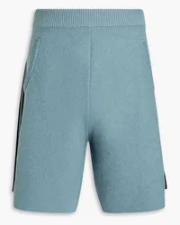 Maison Margiela Shorts aus gebürsteter Wolle Blau