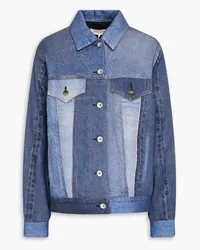 Rag & Bone Jacke aus Twill mit Denim-Effekt Blau