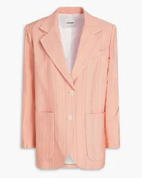 Sandro Blazer aus Jacquard Pink