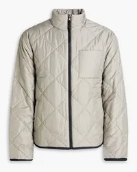 James Perse Gesteppte wattierte Shelljacke Grau