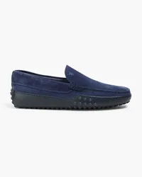 TOD'S Drivers aus Veloursleder Blau