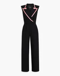 Dolce & Gabbana Doppelreihiger Jumpsuit aus Grain de Poudre aus einer Wollmischung Schwarz