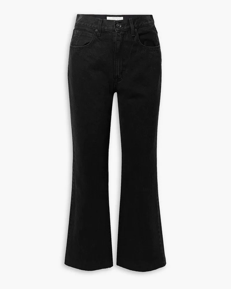 SLVRLAKE Frankie hoch sitzende Kick-flare-Jeans Schwarz