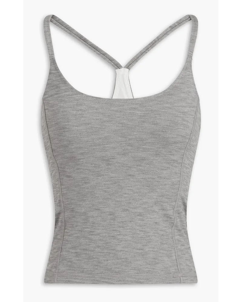 The Upside Studio Tanktop aus Stretch-Jersey Grau