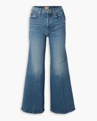 Mother The Tomcat hoch sitzende Jeans mit weitem Bein Blau