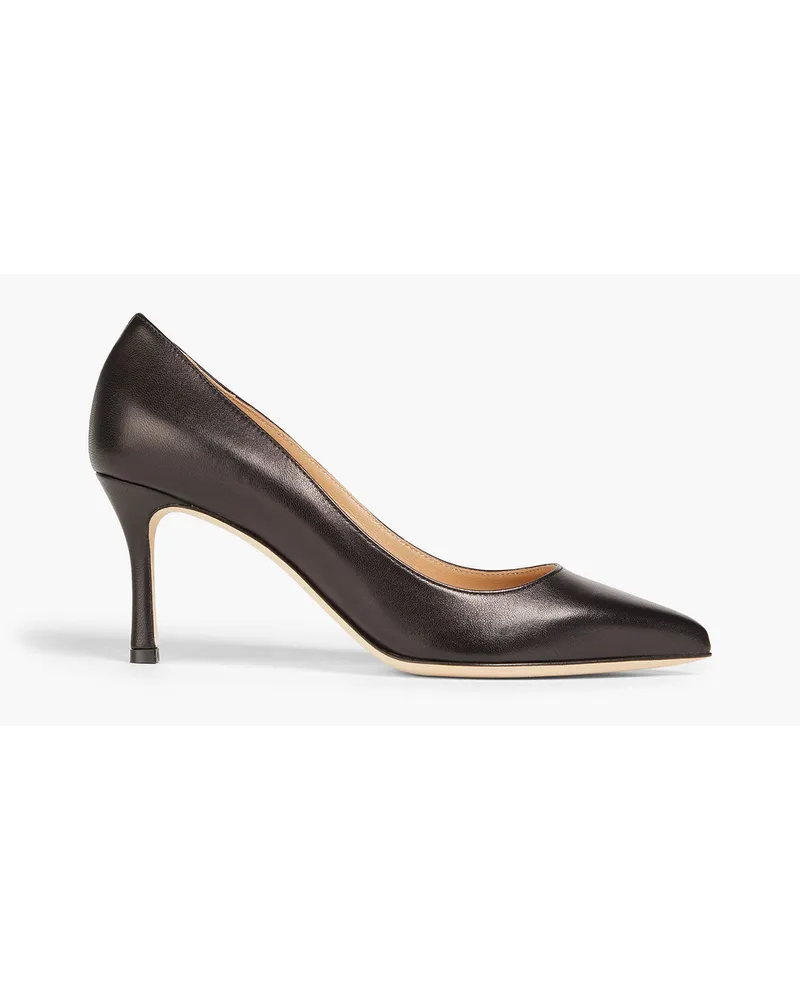 Sergio Rossi Pumps aus Leder Schwarz