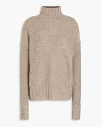 Autumn Cashmere Rollkragenpullover aus Donegal-Kaschmir Neutral