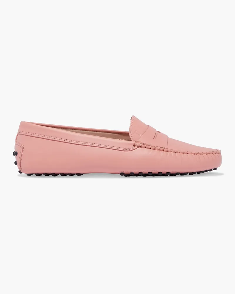 TOD'S Gommino Loafers aus Leder Pink