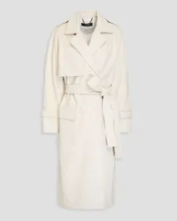 MUUBAA Hazel Trenchcoat aus Leder Weiß