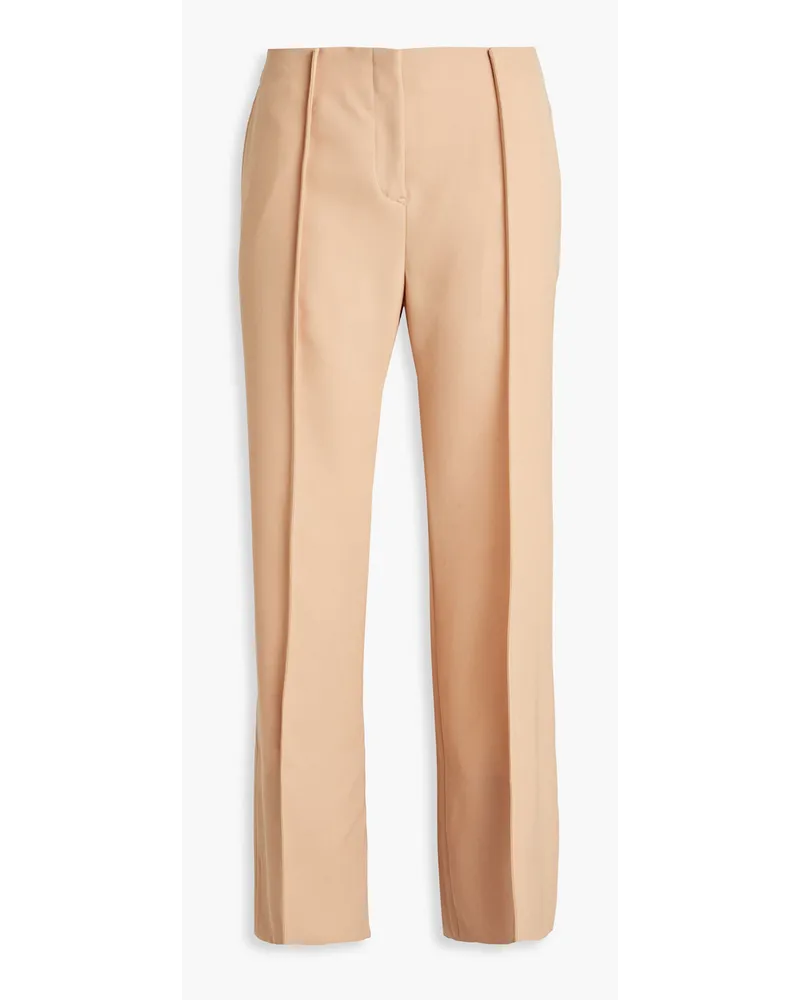 Jil Sander Hose mit weitem Bein aus Woll-Twill Neutral