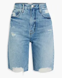 Frame Denim Jeansshorts inDistressed-Optik Blau