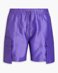 Jacquemus mittellange Badeshorts Lila