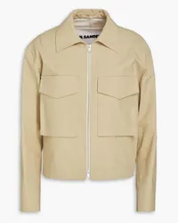 Jil Sander Jacke aus Baumwoll-Canvas Neutral