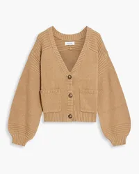 NAADAM Cardigan aus einer gerippten Baumwoll-, Hanf-Seidenmischung Neutral