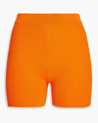 Jacquemus Arancia Shorts aus Rippstrick Orange