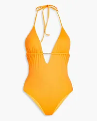 Melissa Odabash Casa Blanca Badeanzug mit Cut-outs Orange