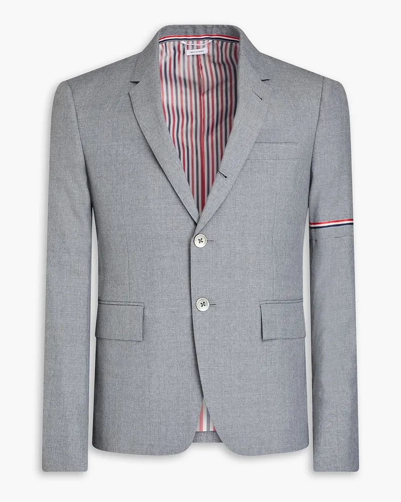 Thom Browne Blazer aus einer Wollmischung Grau