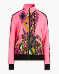 Emilio Pucci Sweatshirt aus Crêpe mit Print Pink