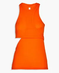 Dion Lee Tanktop aus Jersey aus gerippter Stretch-Baumwolle Orange