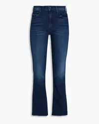 Mother Insider hoch sitzende Bootcut-Jeans Blau