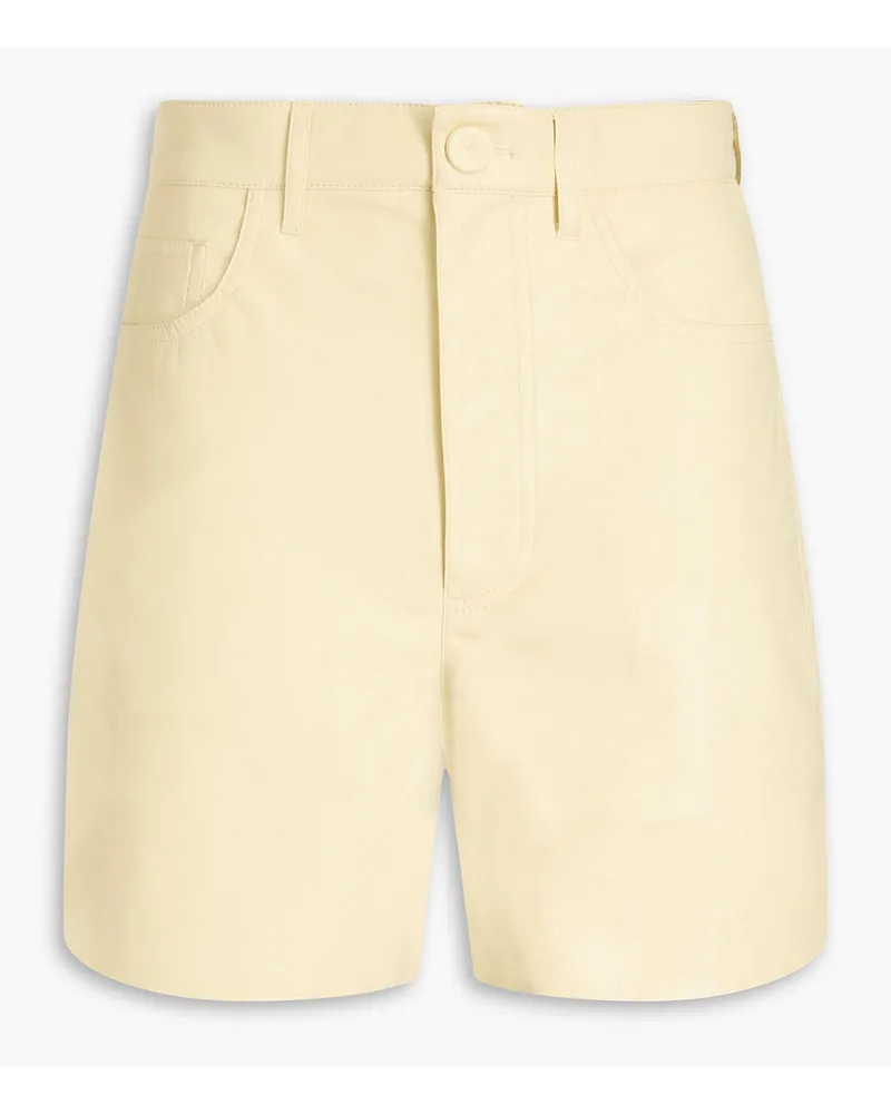 Nanushka Leana Shorts aus Okobor Gelb