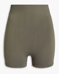 Rick Owens Shorts aus Stretch-Piqué Grün