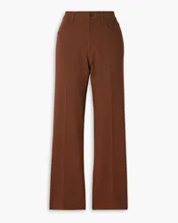 Rag & Bone Jacey Hose mit geradem Bein aus Stretch-Wolle Braun