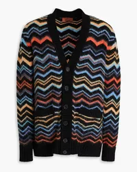 Missoni Cardigan aus Jacquard-Strick Schwarz