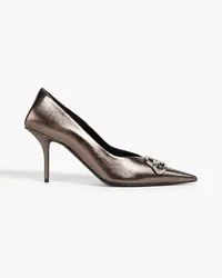 Balenciaga Pumps aus -Leder Metallic