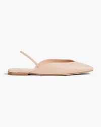 Rupert Sanderson Flache Slingback-Schuhe aus Leder Pink