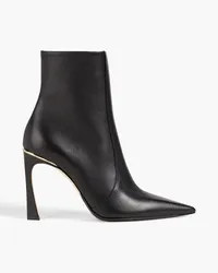 Victoria Beckham Ankle Boots aus Leder Schwarz