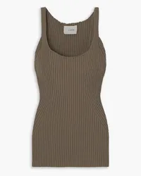 CAES Tanktop aus einer ECOVERO™-Mischung inRippstrick Neutral